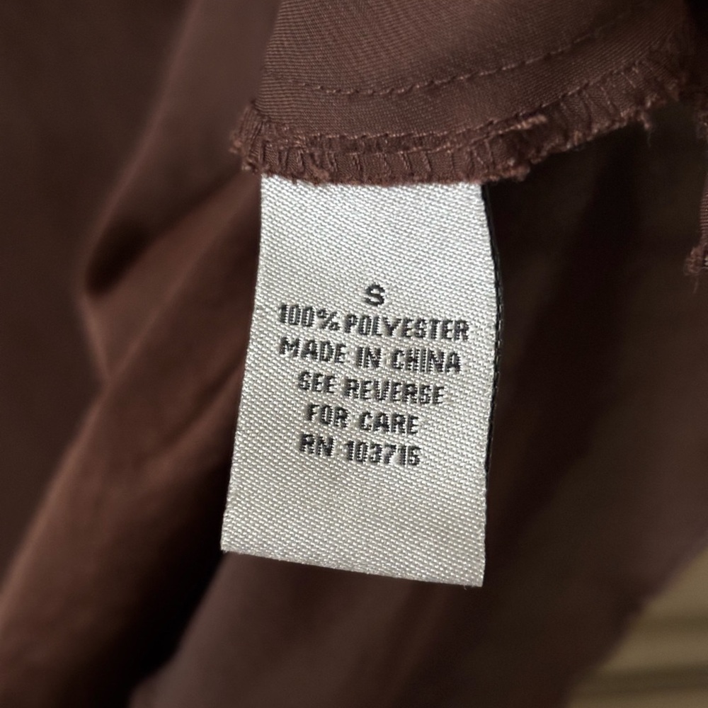 Chocolate Brown Ruffle Tank Top - Picture 4 of 5